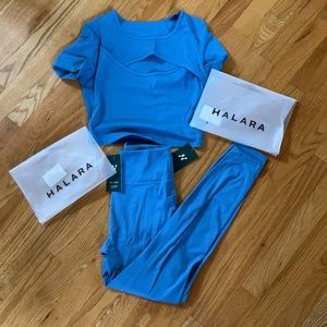 HALARA workout set Both items size Small